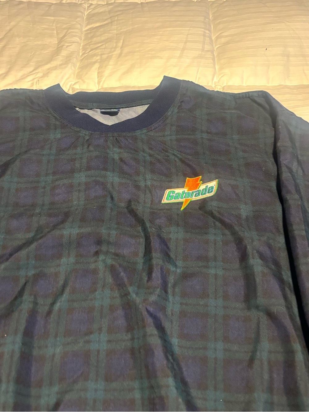 Vintage Gatorade Argyle Pullover Jacket Size XXL on Swingster Tag XXL